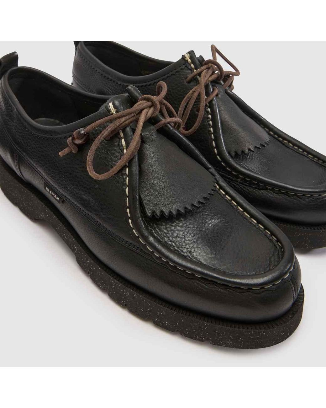 Kleman Black Padror Shoes for men