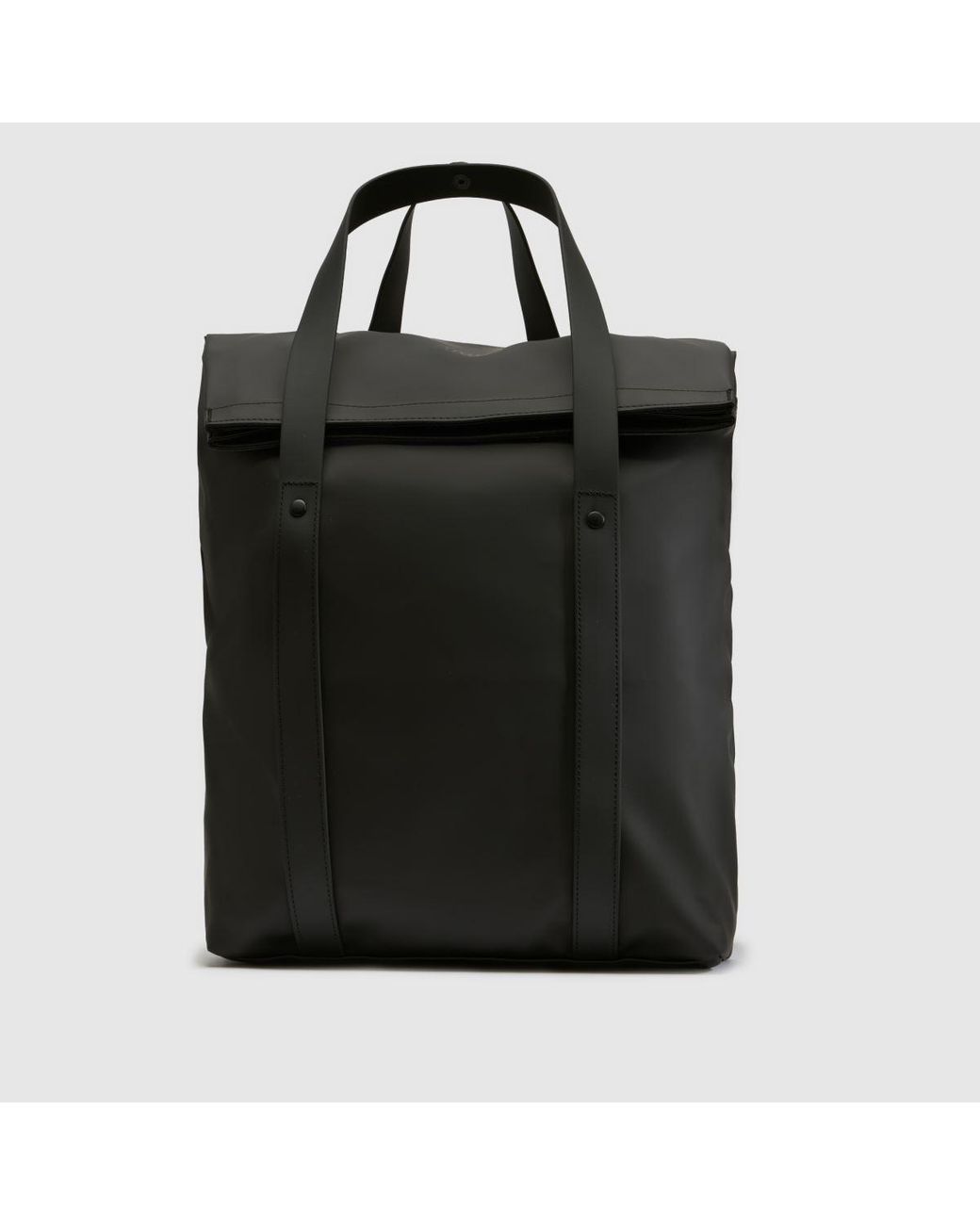 Rains Black 2 Way Tote Backpack W3