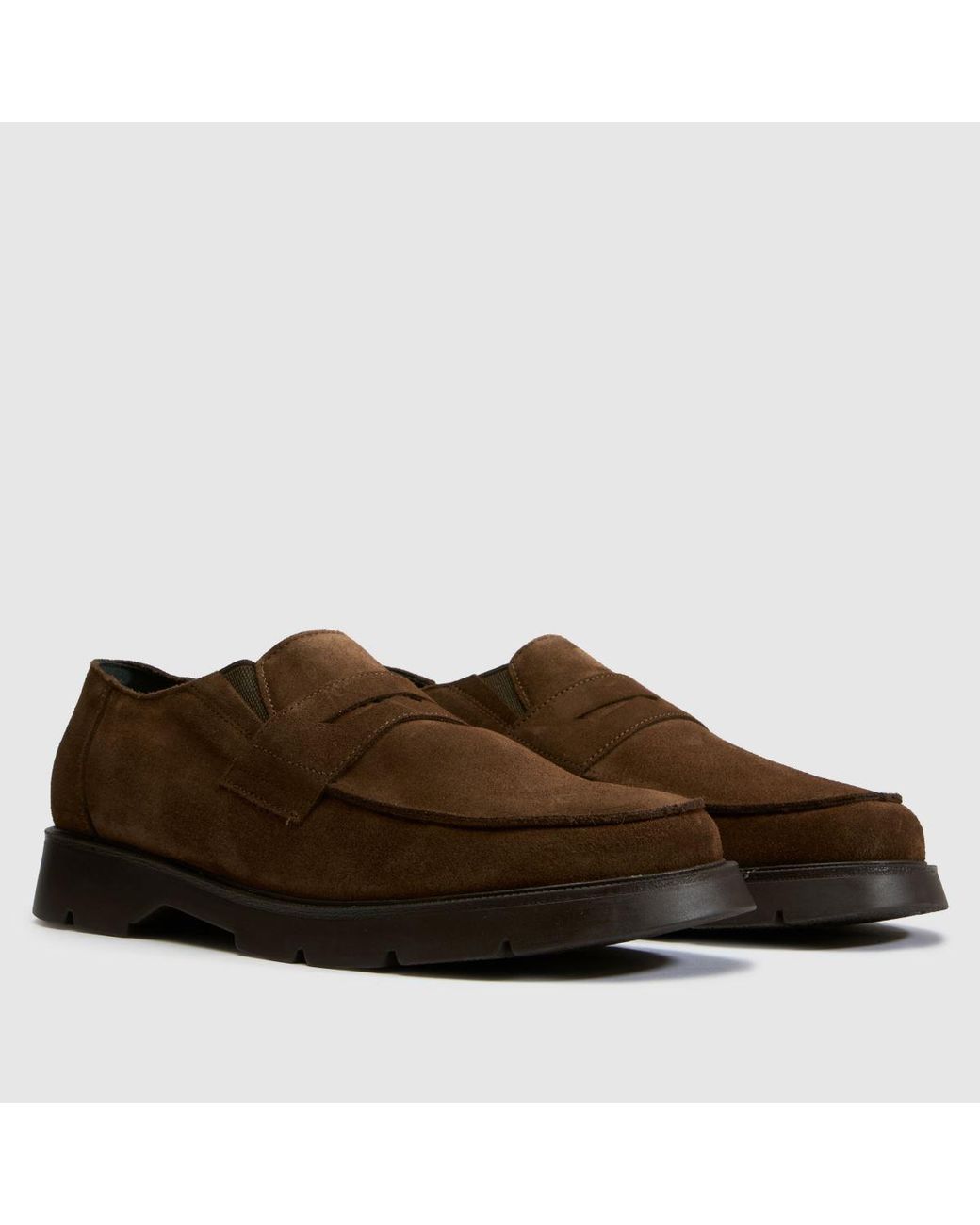Kleman Brown Nomade Vv Slip On Shoes for men