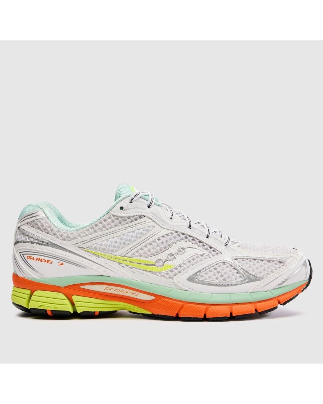 Saucony White Guide 7 Trainers for men