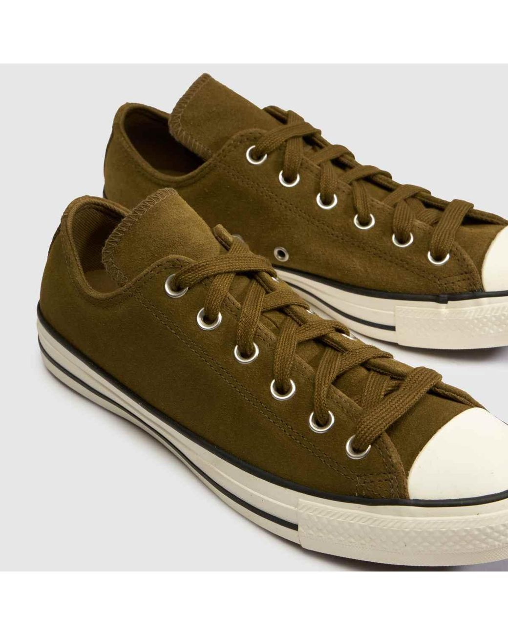 Converse Green All Star Ox Double Tongue Trainers for men