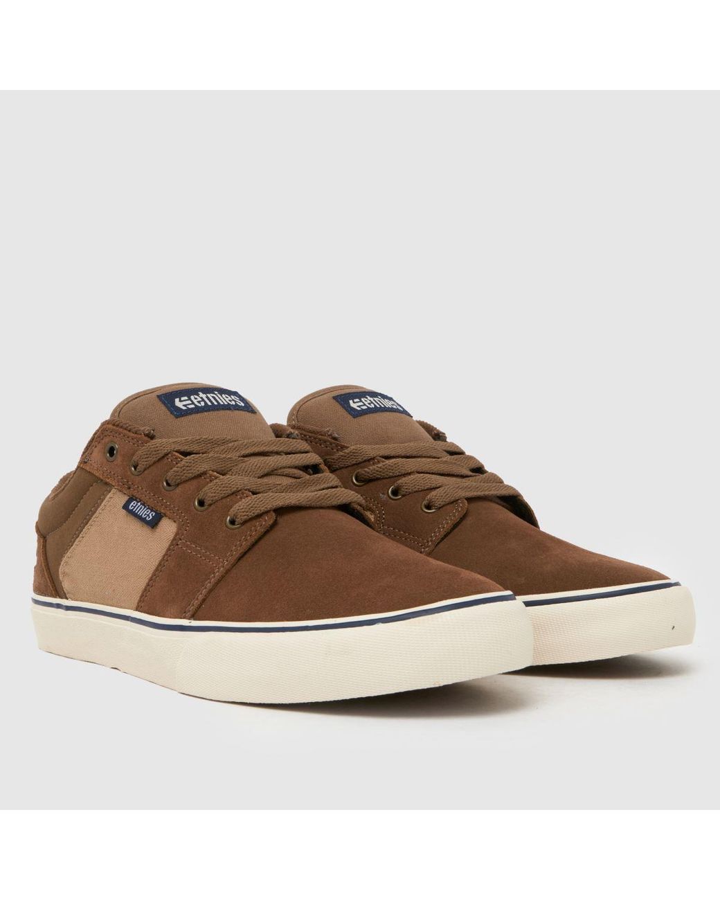 Etnies Brown Barge Ls Trainers for men