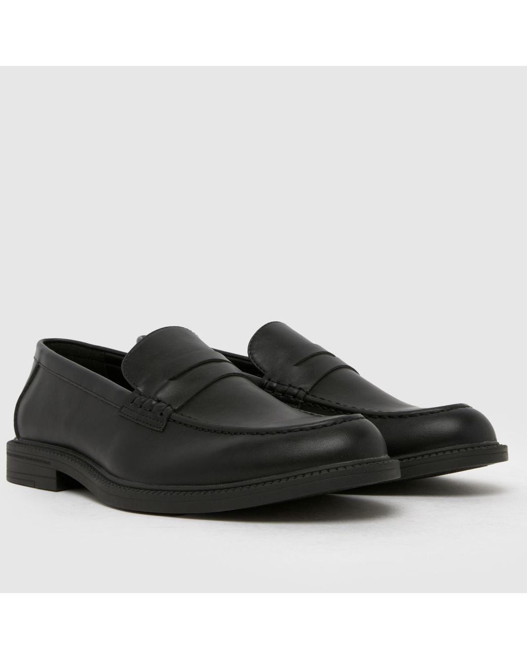 Schuh Black Reagan Loafer Shoes for men