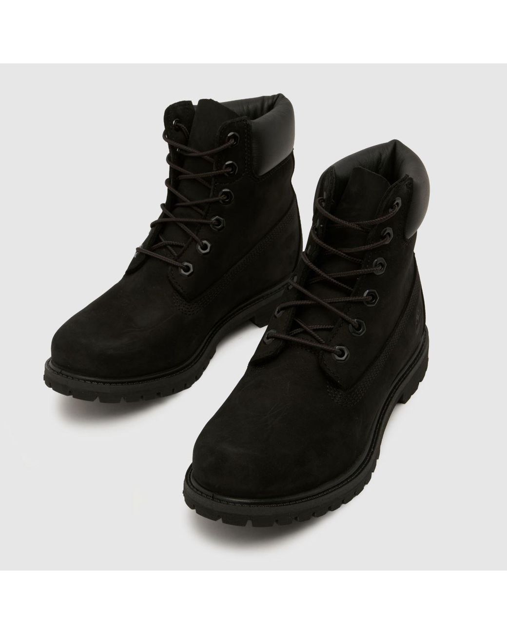 Timberland Black 6 Inch Premium Boots