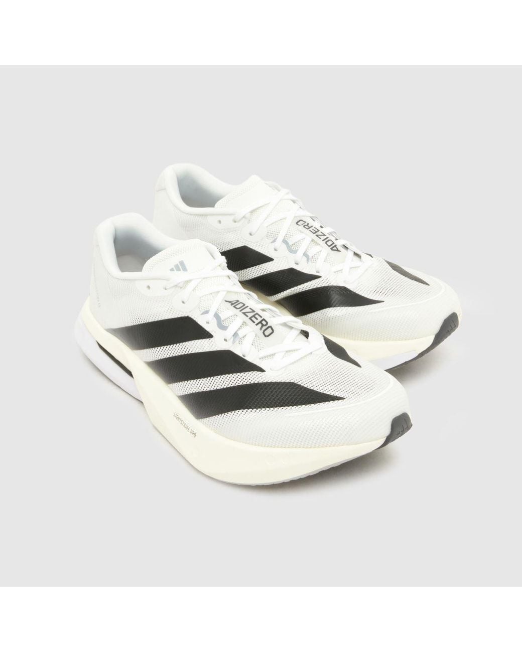 Adidas White Adizero Boston 13 Trainers for men