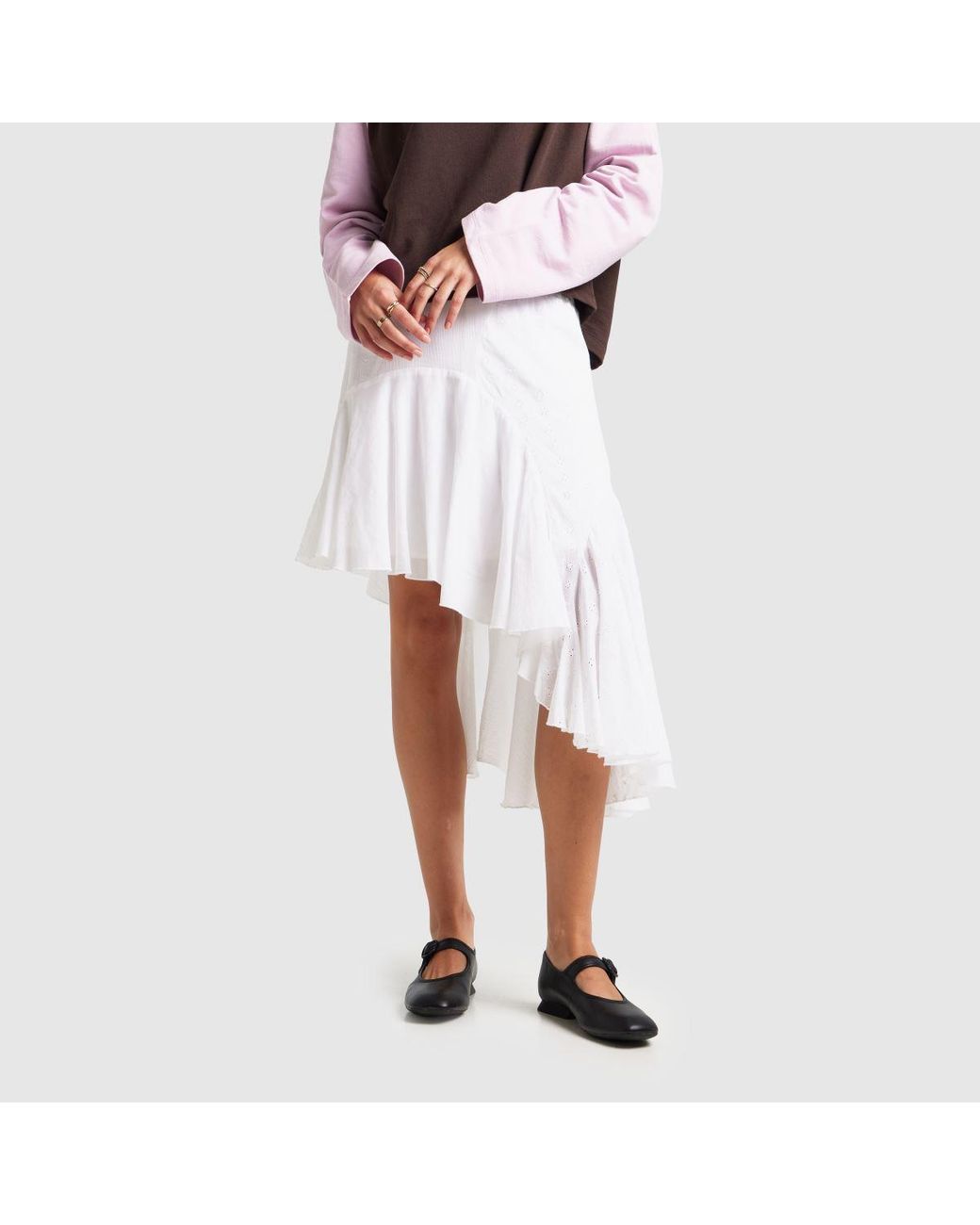Camper Black Myra Mary Jane Flats