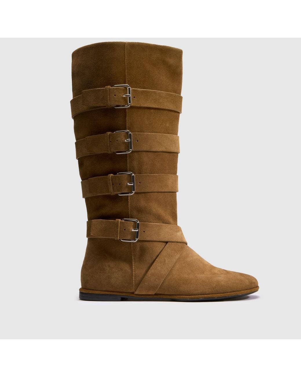Schuh Brown Dorsten Suede Pirate Boots