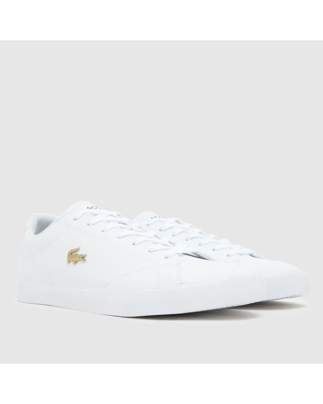 Lacoste White Lerond Trainers for men