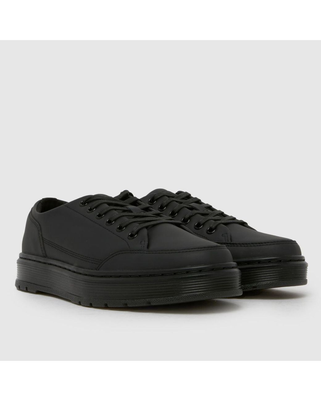 Dr. Martens Black Brookline Shoes for men