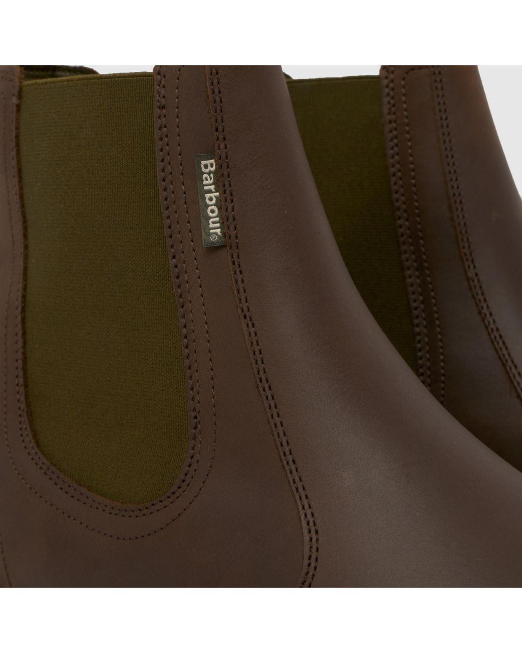 Barbour Brown Hale Chelsea Boots for men