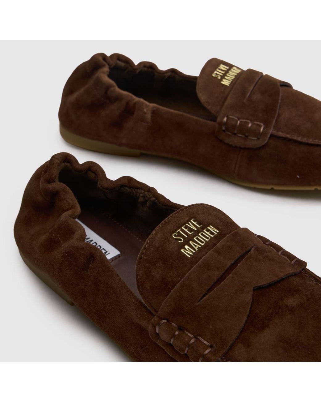 Steve Madden Brown Newbury Loafer Flats