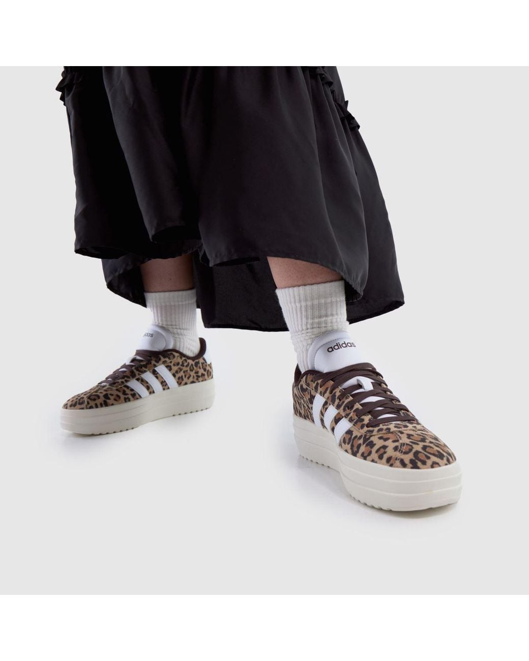 Adidas Brown Vl Court Bold Trainers