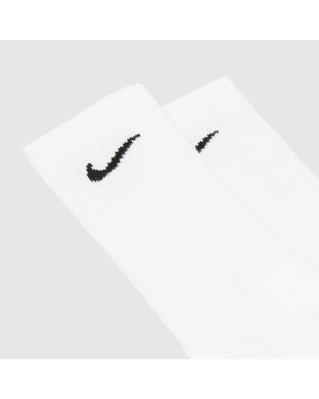Nike White Crew Socks 3 Pack