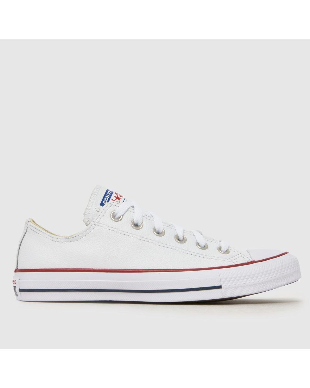 Converse White All Star Ox Trainers