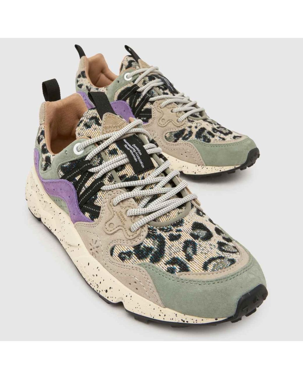 Flower Mountain Brown Yamano 3 Trainers