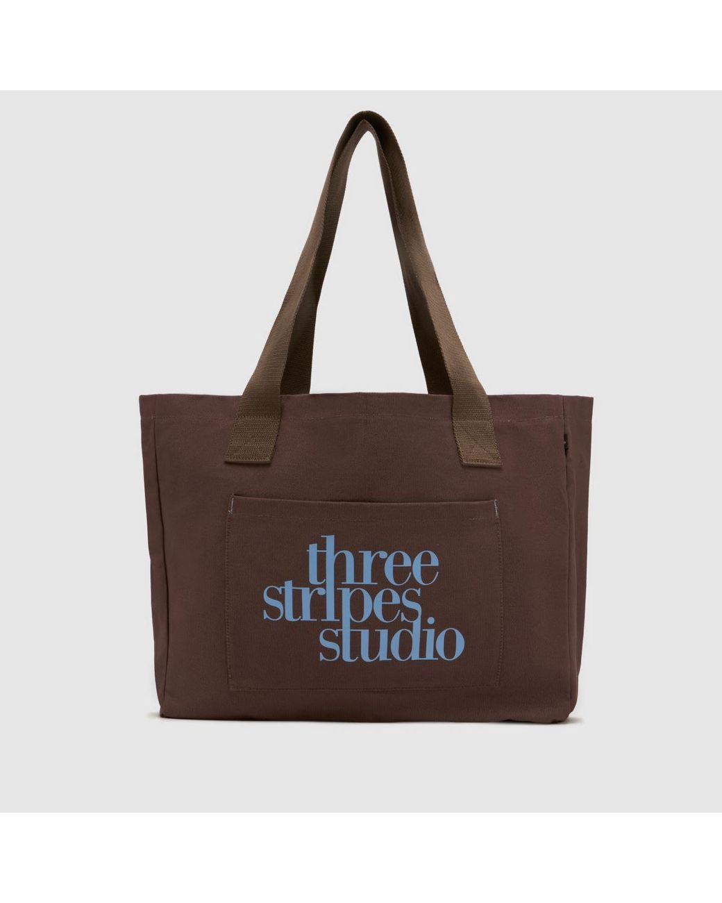 Adidas Brown Three Stripes Studio Tote