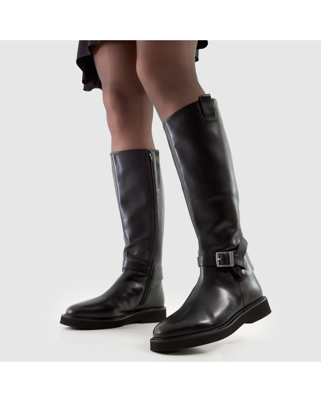 Barbour Black Theodora Riding Boots