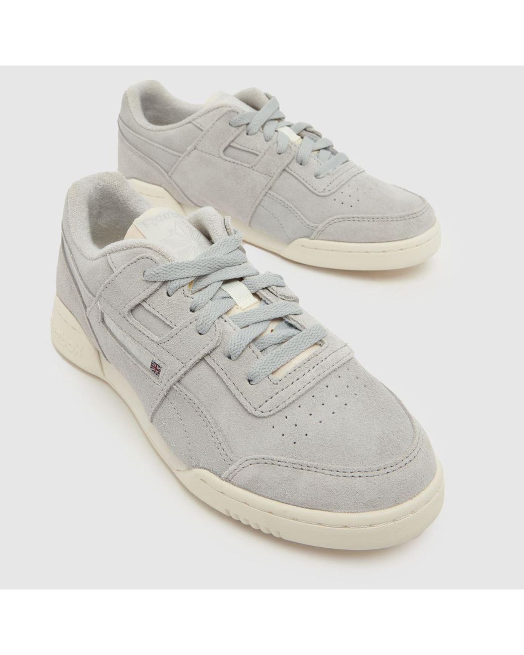 Reebok White Workout Plus Trainers