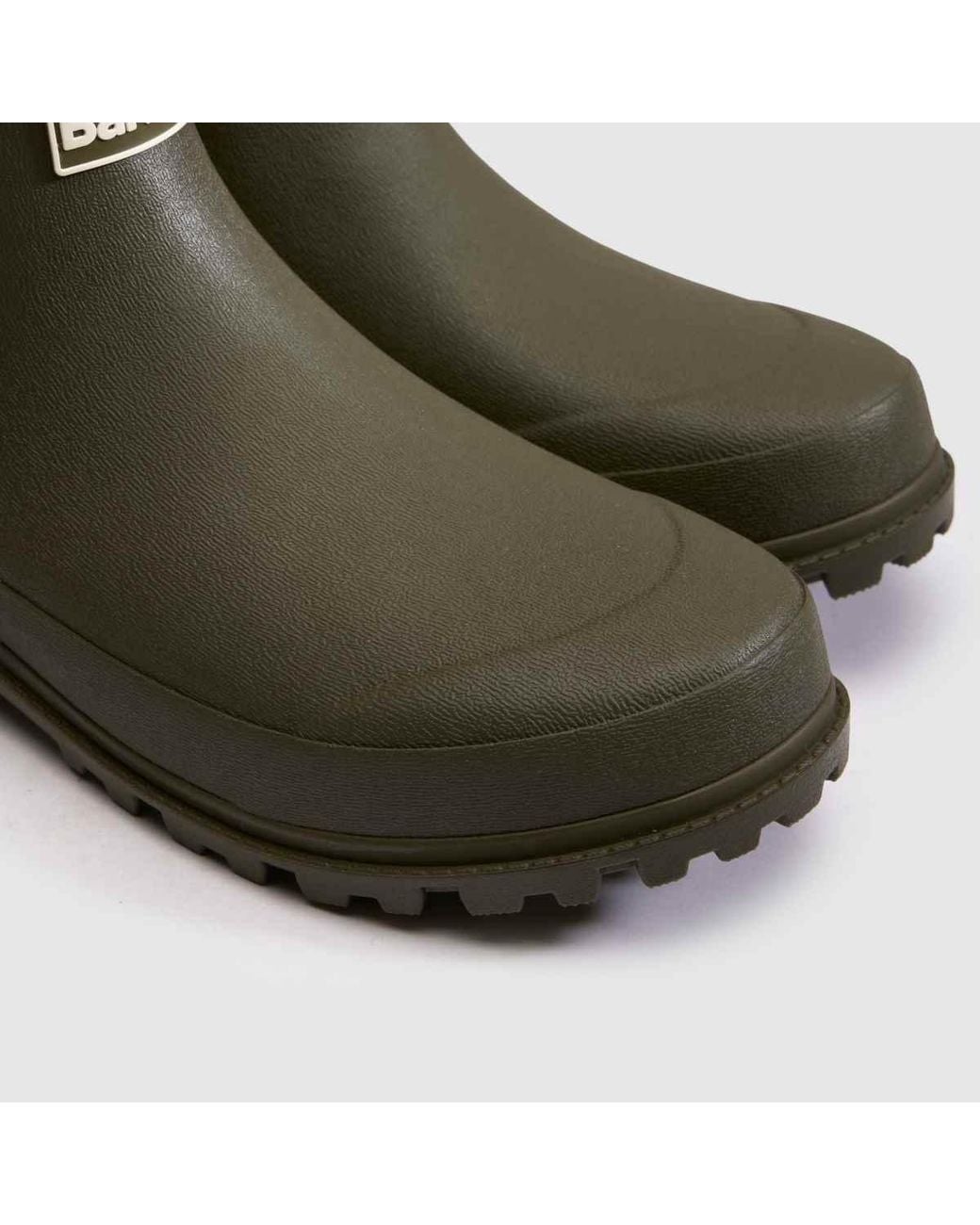 Barbour Brown Andale Chelsea Welly Boots for men