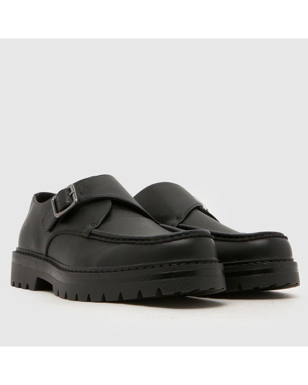 Schuh Black Rafferty Monk Shoes for men