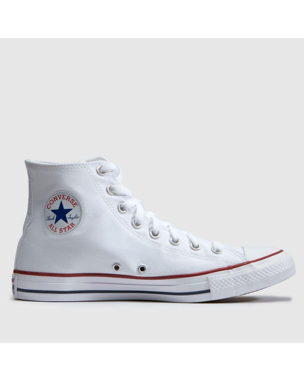 Converse White All Star Hi Trainers for men