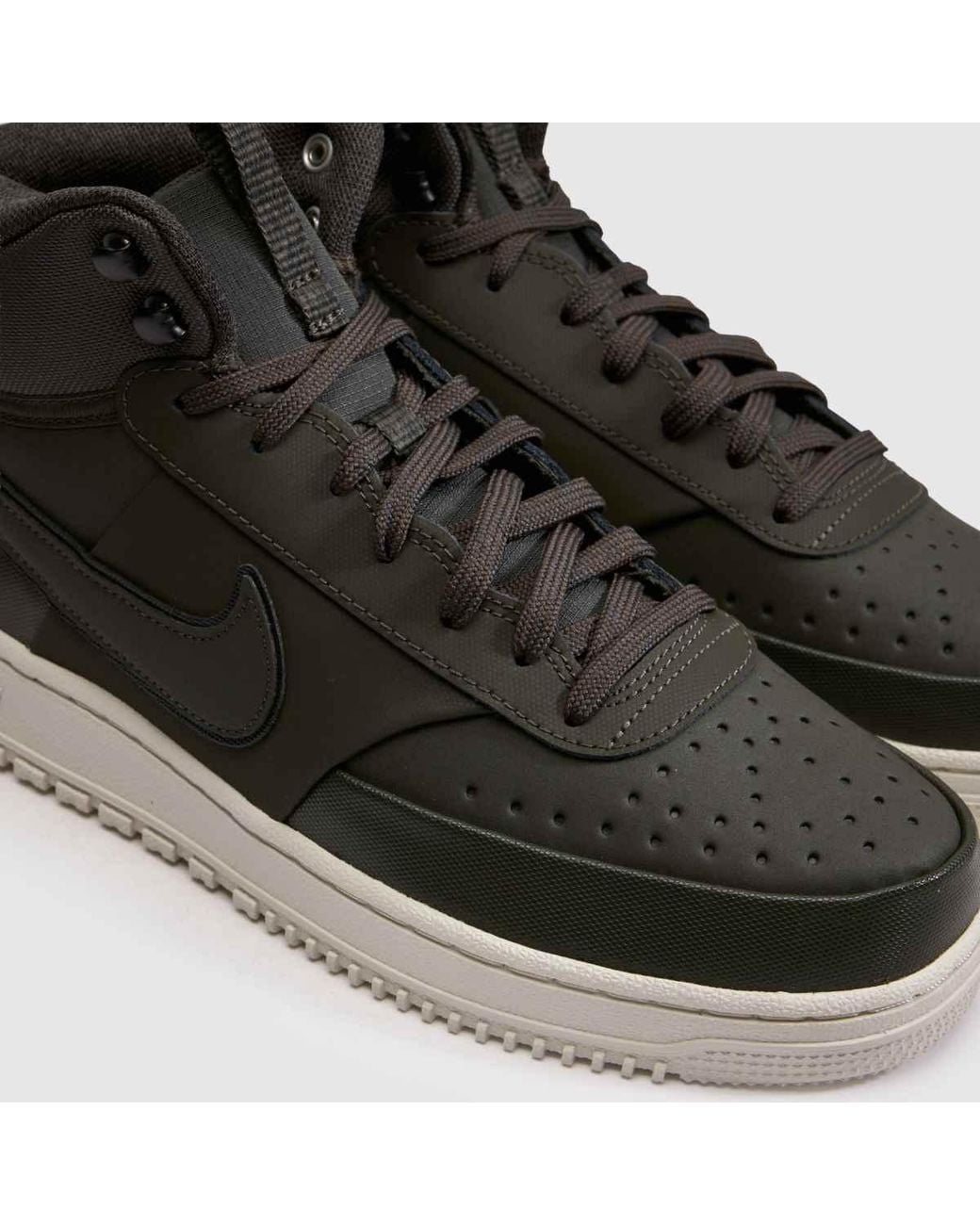 Nike Black Court Vision Mid Trainers for men