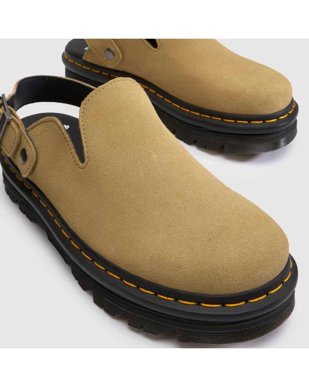 Dr. Martens Brown Zebzag Mule Sandals