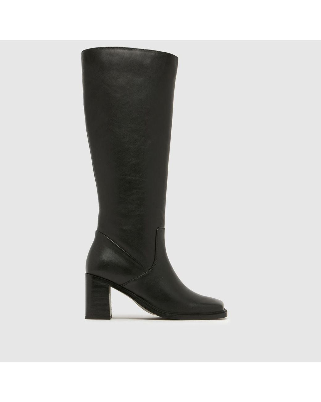 Schuh Black Delight Leather Knee Boots