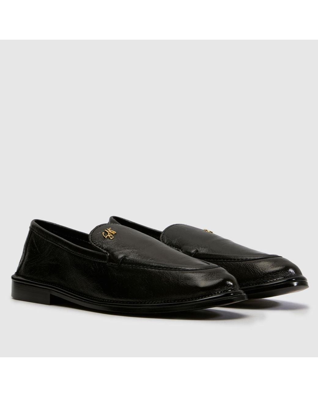 Steve Madden Black Chapters Loafer Flats