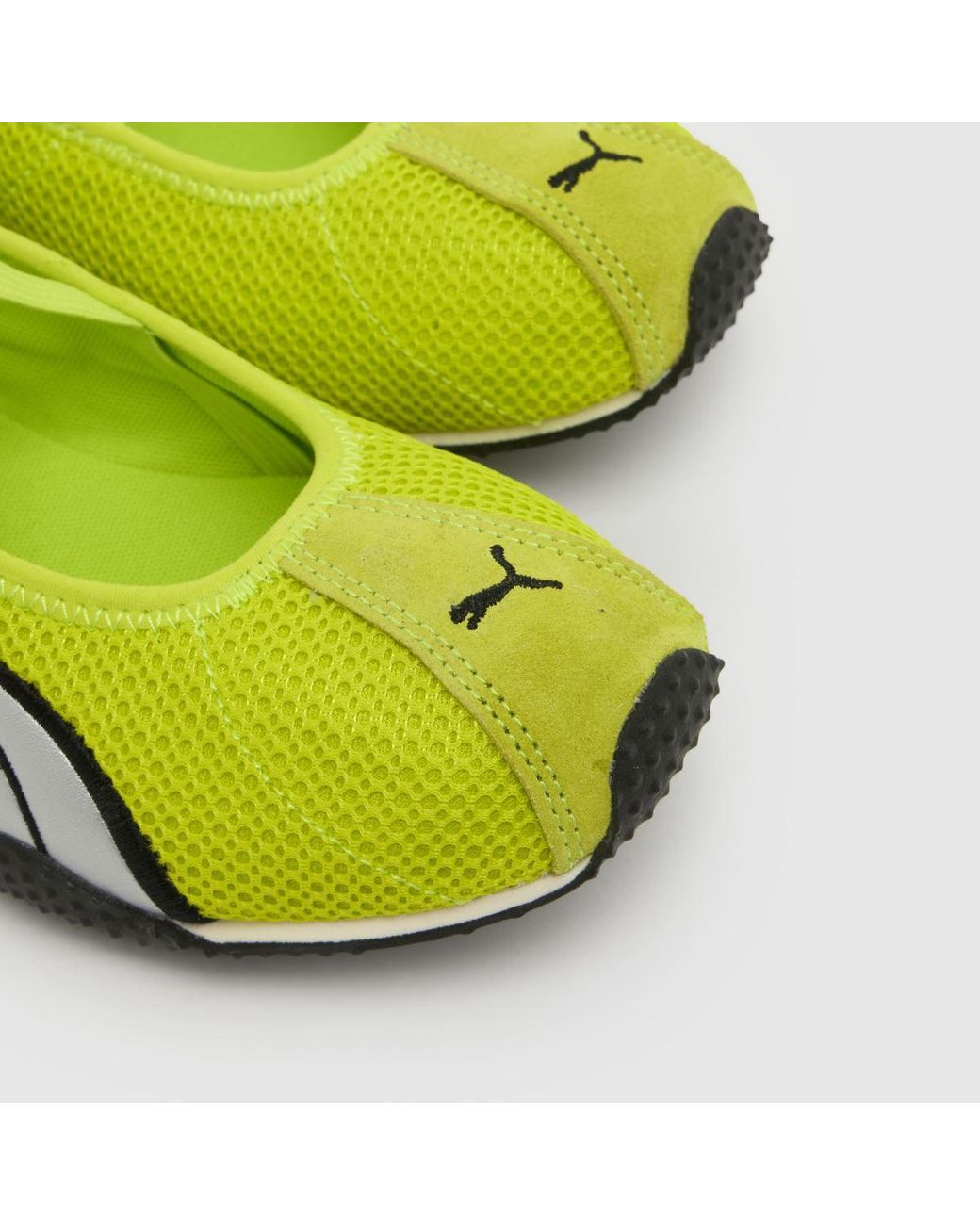 PUMA Yellow H-Street Ballet Trainers
