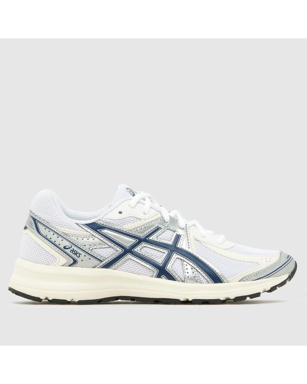 Asics White Jog 100S Trainers