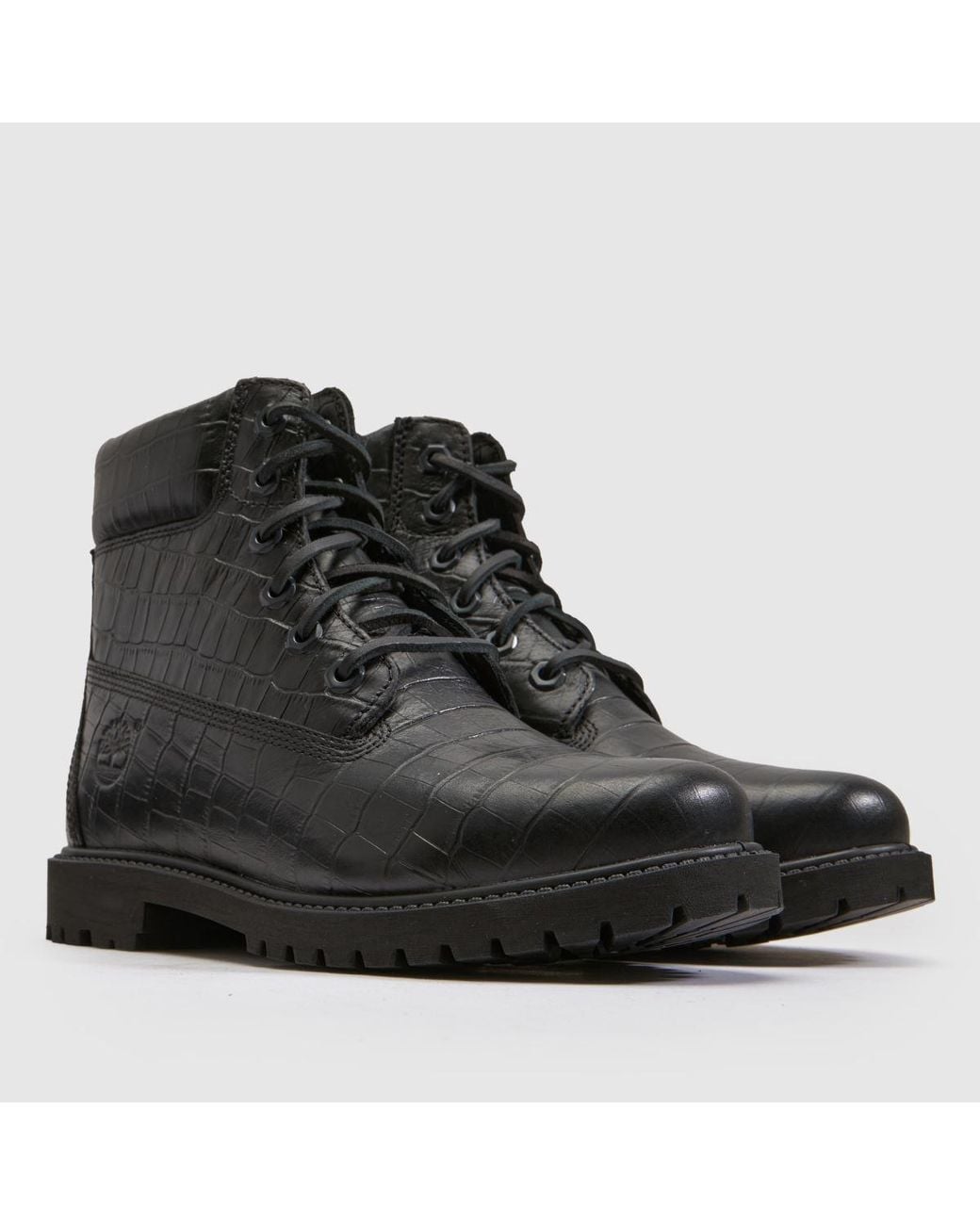 Timberland Black Premium 6 Inch Boots
