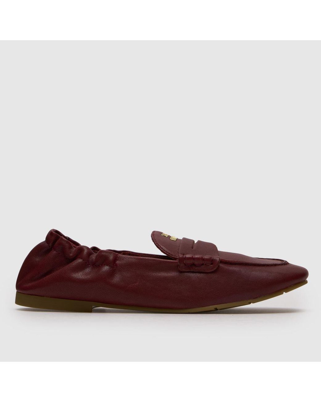 Steve Madden Red Newbury Loafer Flats
