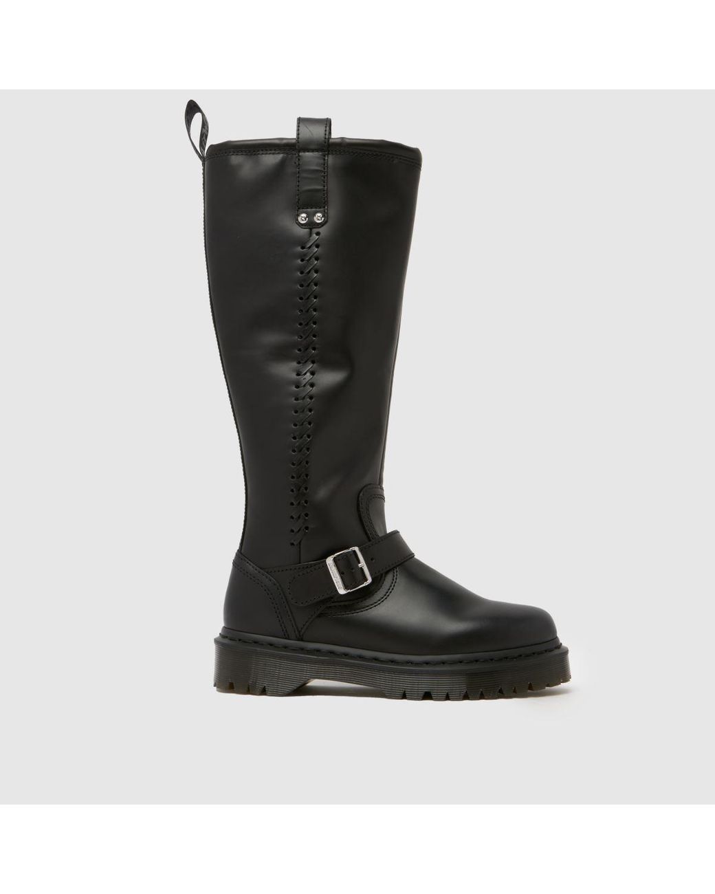 Dr. Martens Black Anistone Knee Hi Boots