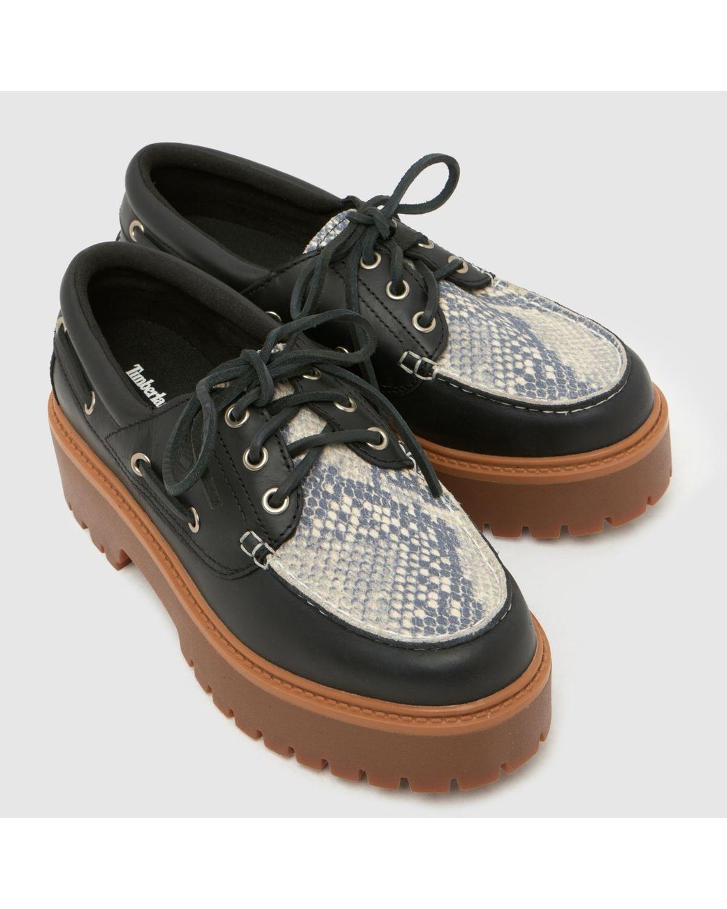 Timberland Black Stone Street Boat Flats