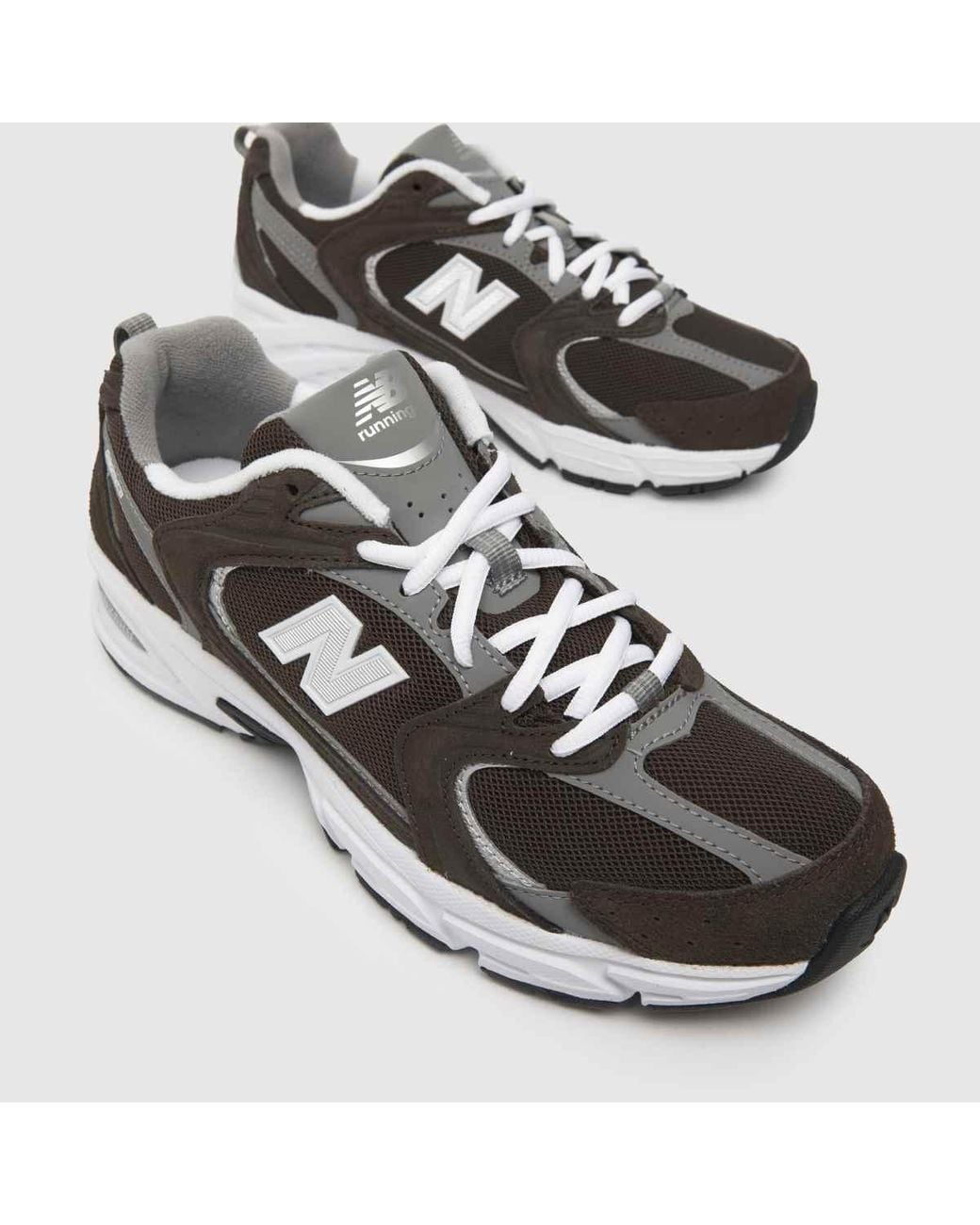 New Balance 530 Trainers In Brown & White in Grey | Lyst UK