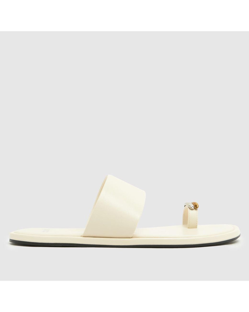 Schuh Metallic Thyme Metal Toe Loop Sandals