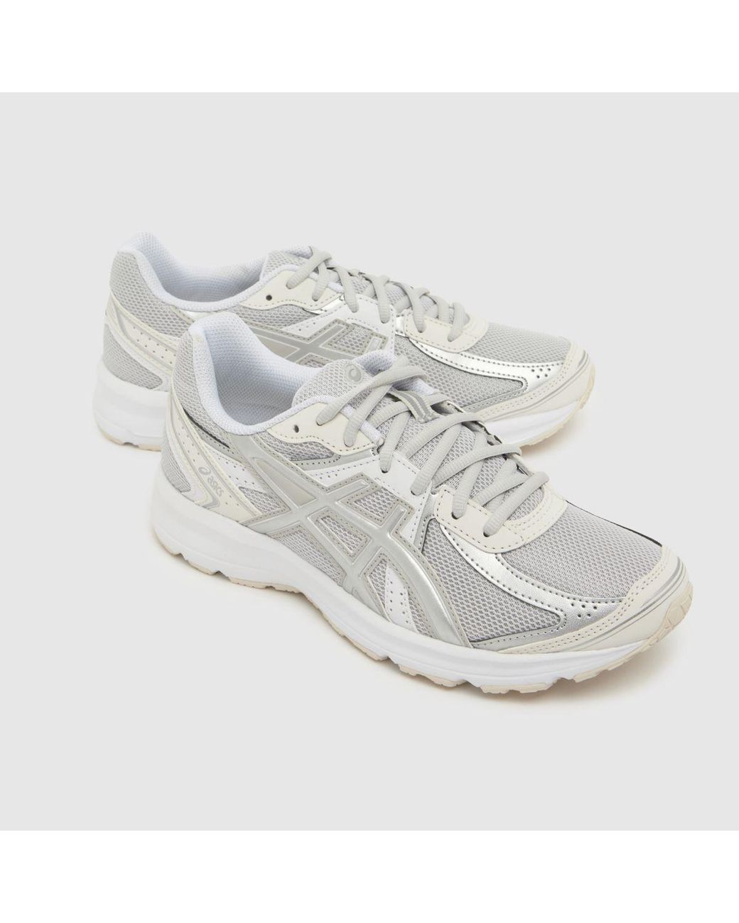 Asics White Jog 100S Trainers