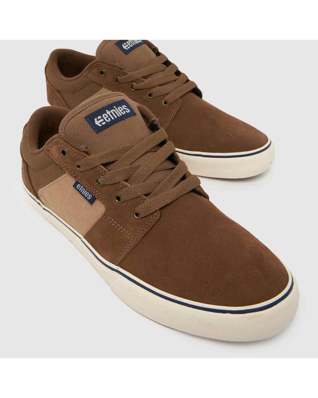 Etnies Brown Barge Ls Trainers for men