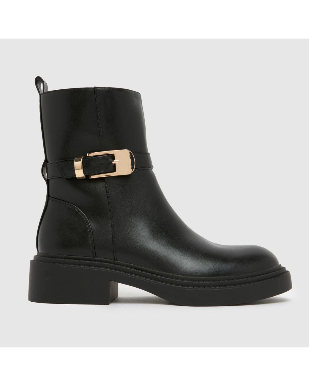 Schuh Black Courtney Buckle Boots