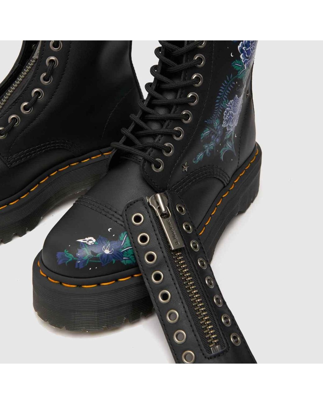 Dr. Martens 1460 Sinclair Floral Boots in Black | Lyst UK