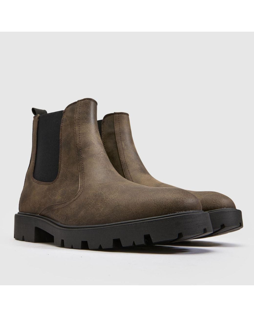 Schuh Brown Duke Chelsea Boots for men