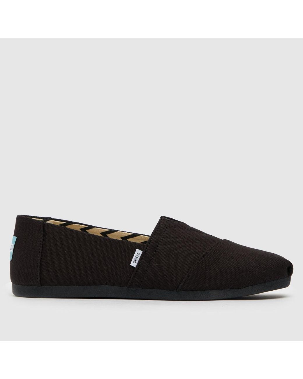TOMS Black Alpargata Canvas for men