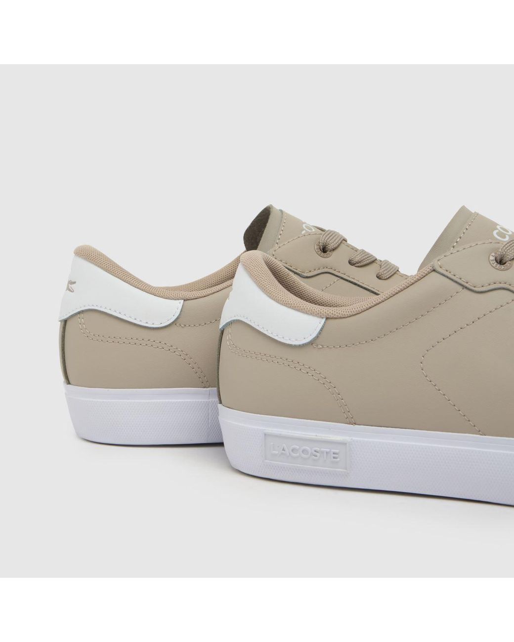 Lacoste Gray Powercourt Trainers for men