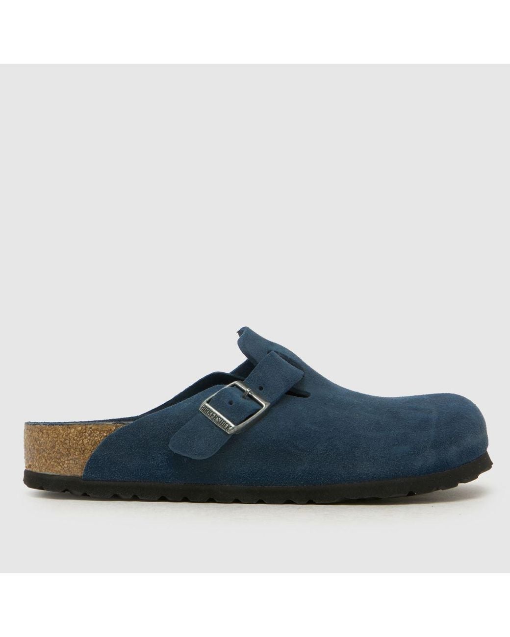 Birkenstock Blue Boston Soft Footbed Clog Sandals for men