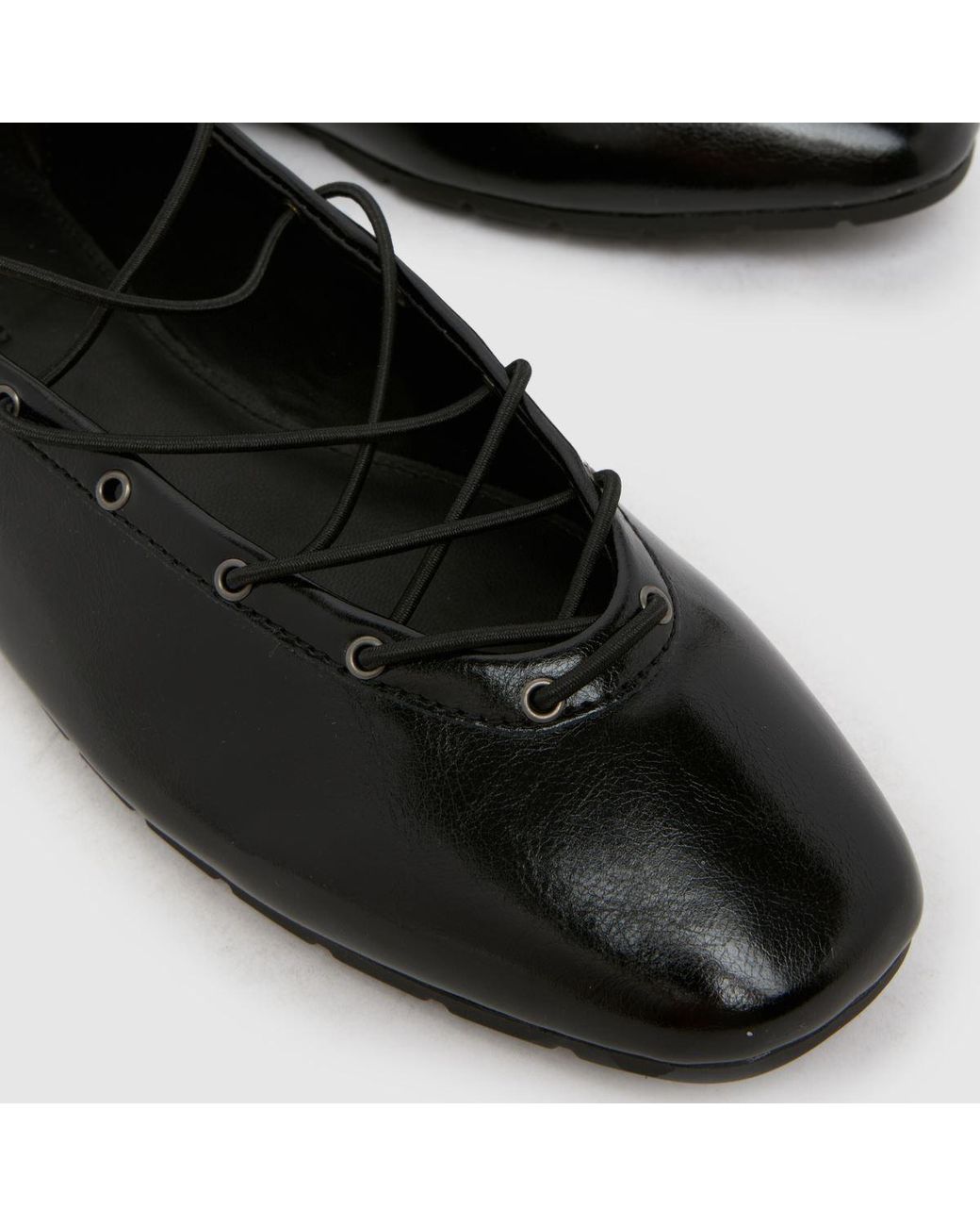 Steve Madden Black Pointe Ballerina Flats