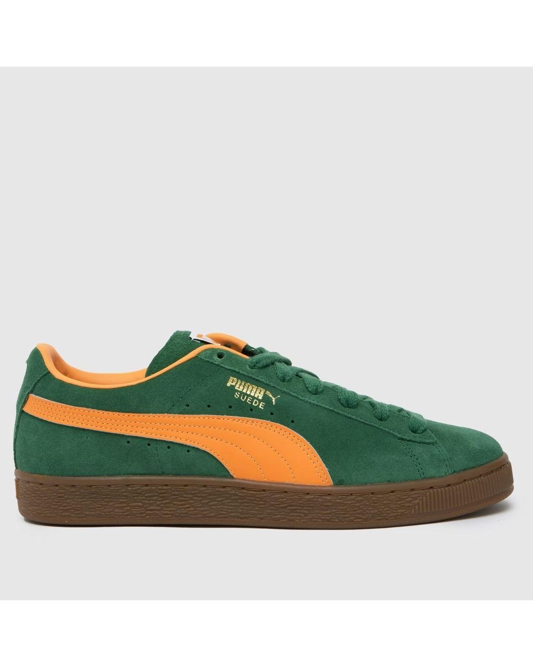 Puma green and yellow trainers hot sale