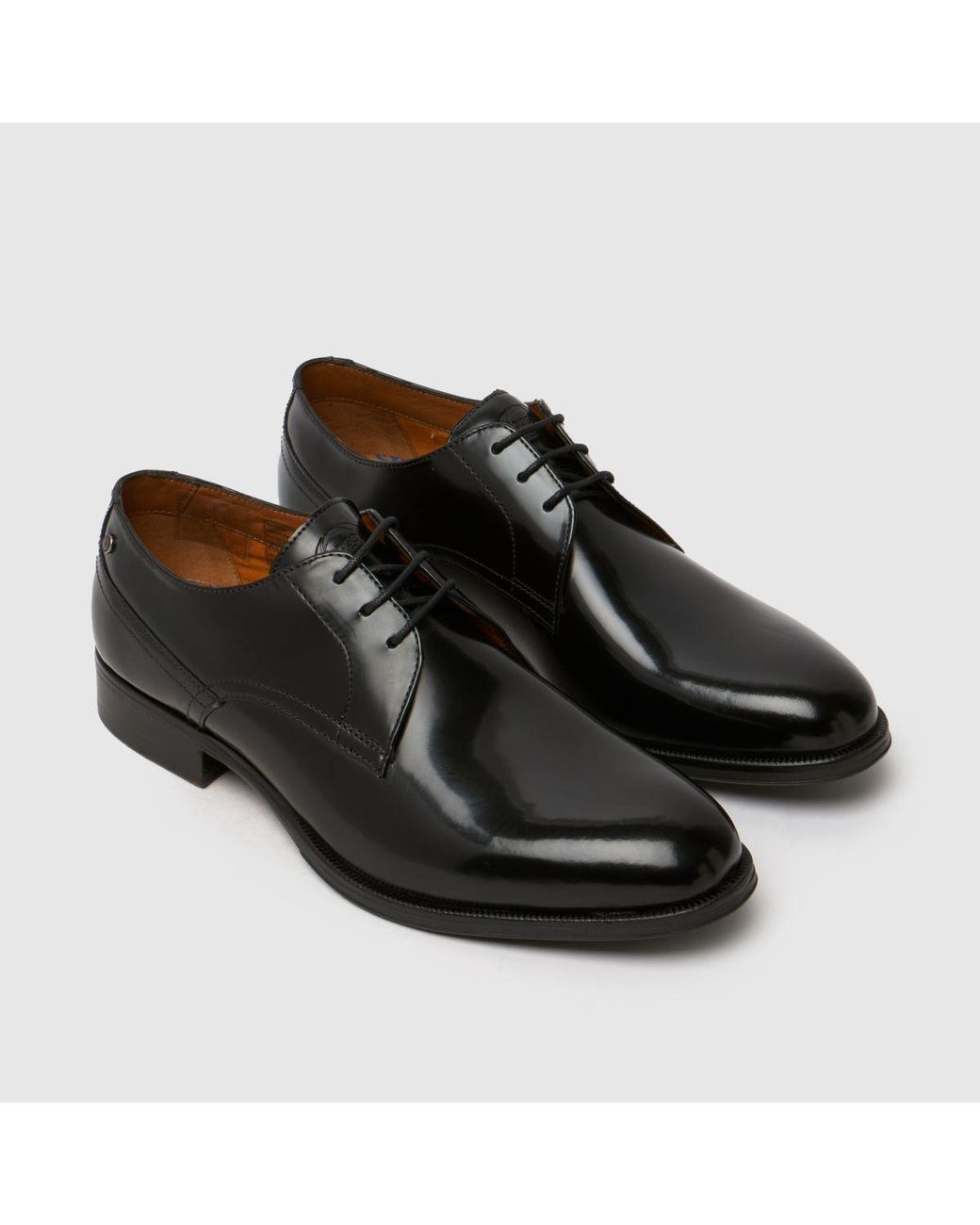 Hibase Shoes Base London Edison Hi Shine Shoes in Black for Men | Lyst UK