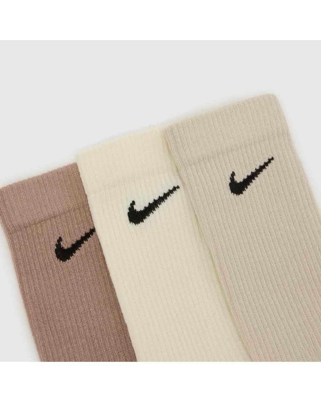 Nike Natural Everyday Crew Socks 6Pk