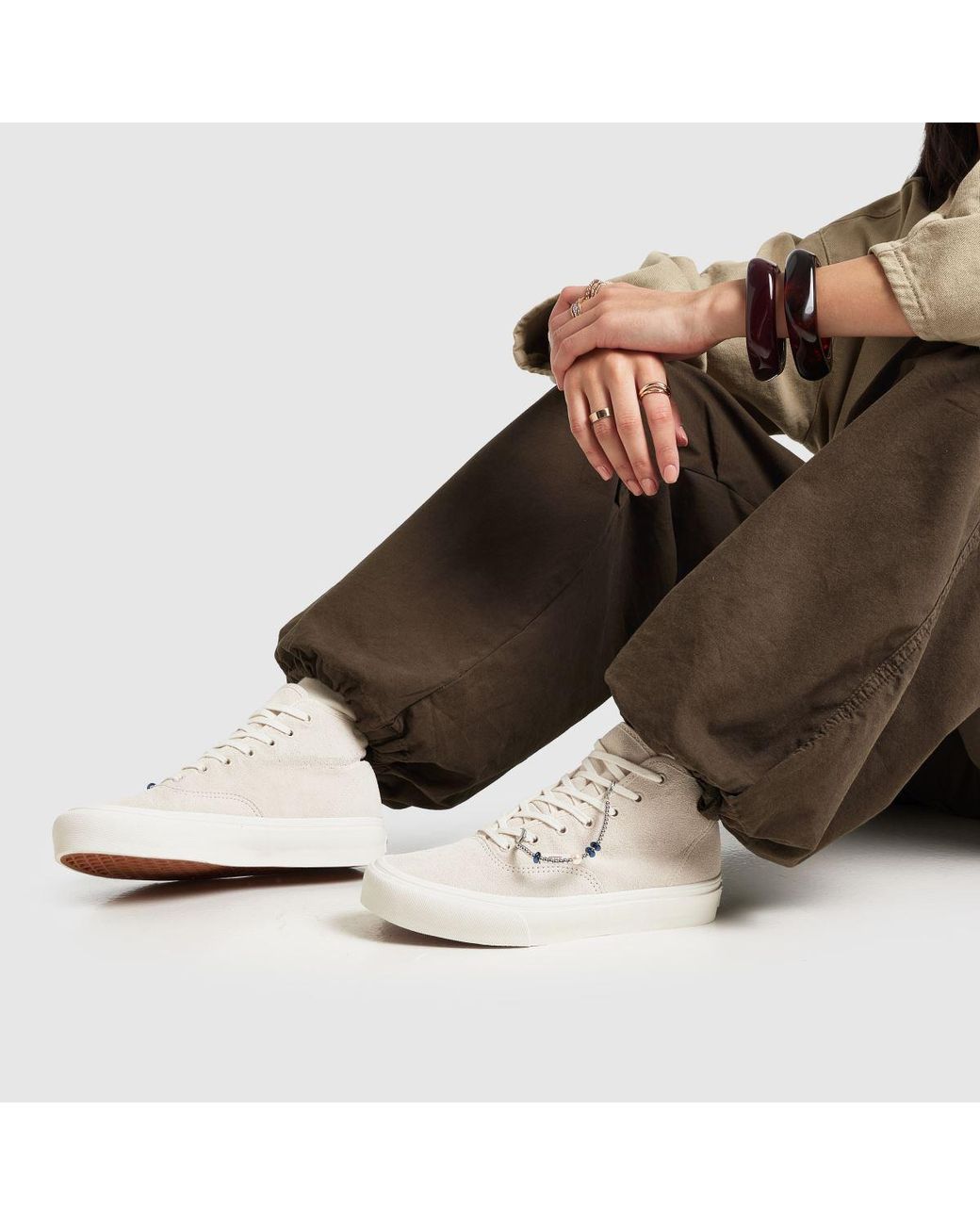 Vans Natural Authentic Hi 2.0 Trainers